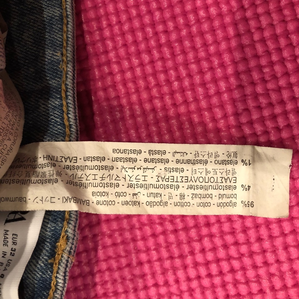 ZARA high rise jeans, size 0 - Picture 13 of 13